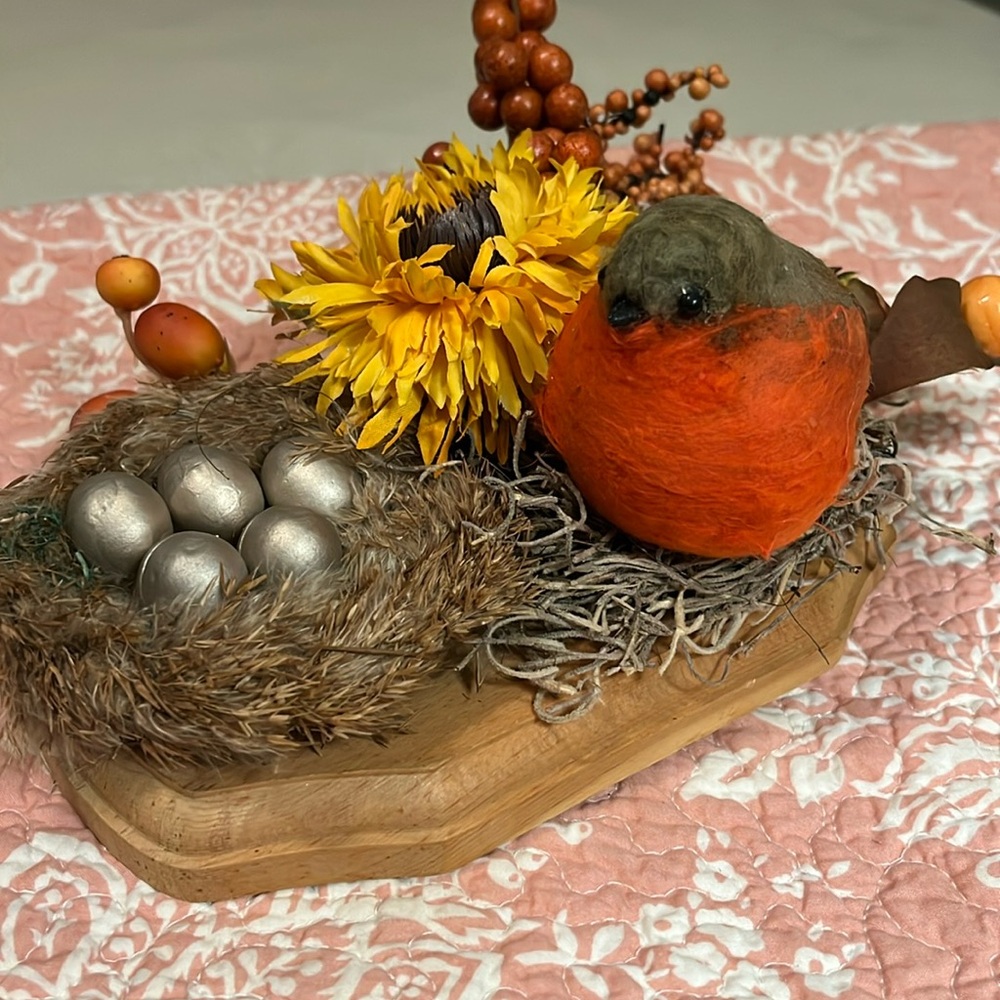Decorative Nest and Bird